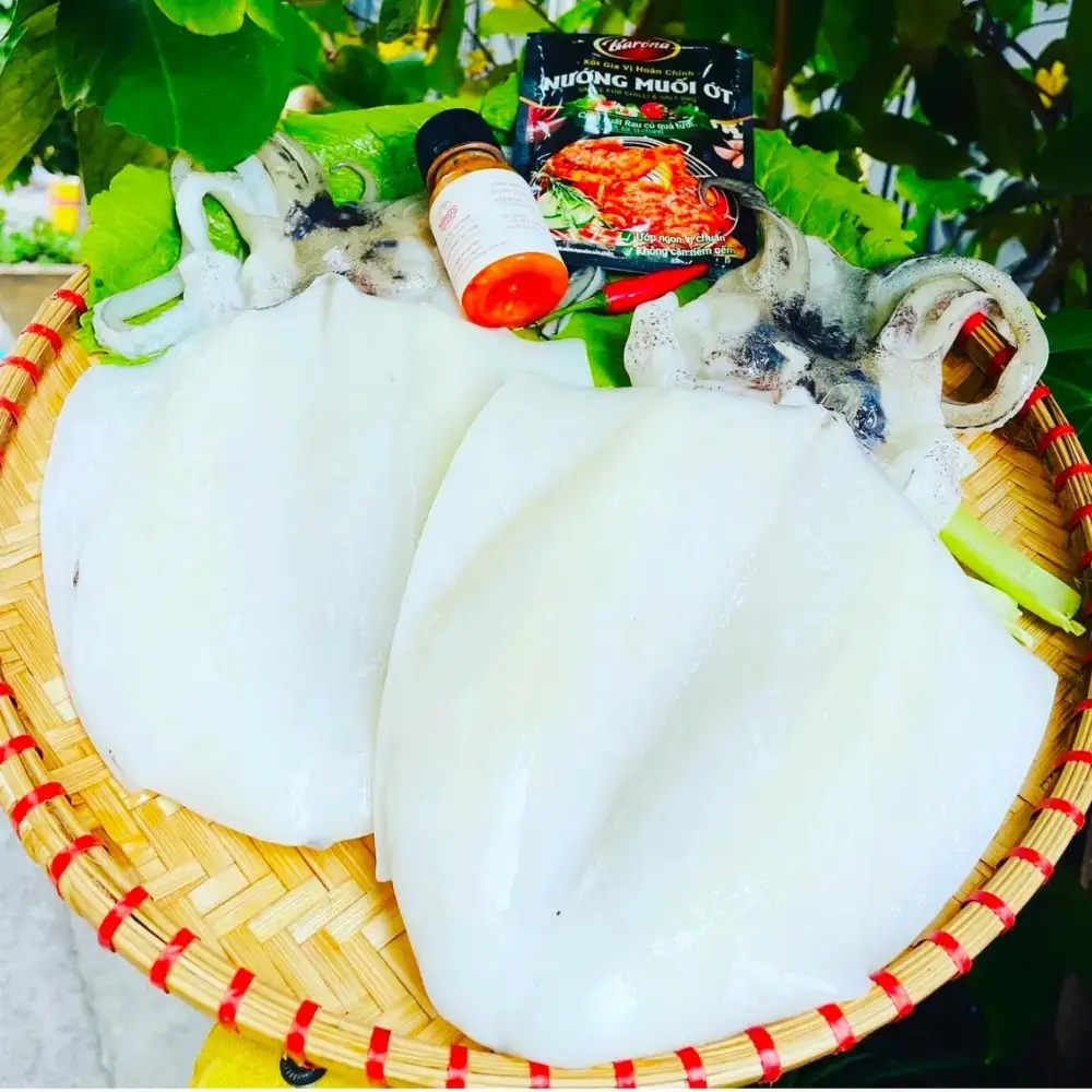 Mực Lá Tươi Sống Size 3-4 Con/Kg