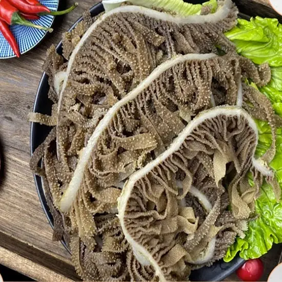 Lá Sách Bò Đen Tươi Ngon Giá Sỉ 